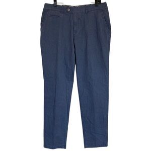 Brax Feel‎ Good Everest Mens Pant Size 35x32 Blue White Summerlight Flex